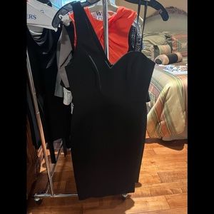 Never worn GORGEOUS BCBG ONE SHOULDER DRESS